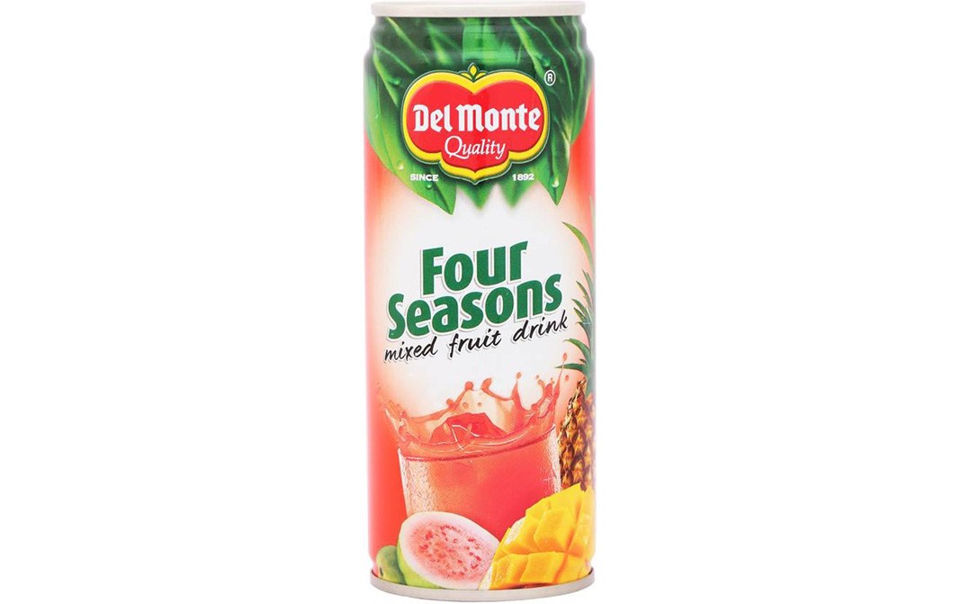 Del Monte Four Seasons Mixed Fruit Drink   Tin  240 millilitre